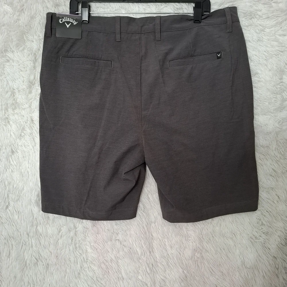 Callaway Men's Opti-Dri Golf Shorts Size 38W Gray New